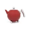 Bredemeijer Duet Bella Ronde Theepot 1,2 Liter Carmine Red -Premium Drankenwinkel 101002