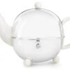 Bredemeijer Cosy Theepot 1,3 Liter Aardewerk Wit -Premium Drankenwinkel 1302w