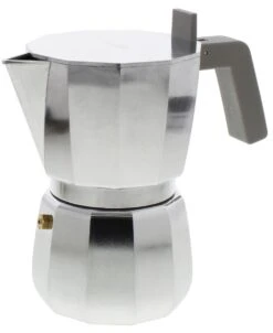 Alessi Moka David Chipperfield Mokapot 6 Kops Aluminium