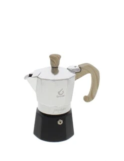 Forever Prestige Woody Mokapot 2-kops Aluminium Mat