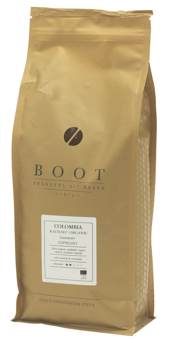 Boot Koffie Colombia Kachalu Organic Espresso Koffiebonen 1 Kg 3 Boot Koffie Colombia Kachalu Organic Espresso Koffiebonen 1 Kg