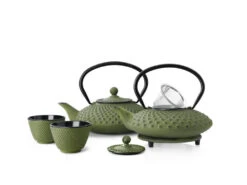 Bredemeijer Xilin Jing Theepot 1,25 Liter Gietijzer Groen -Premium Drankenwinkel asia xilin green set 1