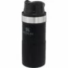 Stanley The Trigger-Action Travel Mug 350 Ml Matte Black -Premium Drankenwinkel stanley pmi classic trigger action thermosbeker 350 ml black zijkant