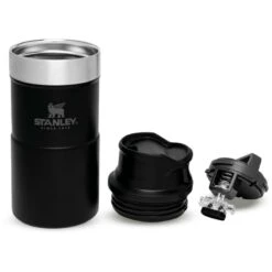 Stanley The Trigger-Action Travel Mug 250 Ml Matte Black -Premium Drankenwinkel stanley pmi classic trigger action travel mug 250 ml black onderdelen